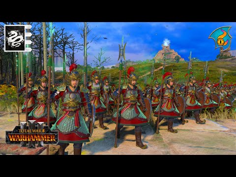 The DUNE DRAGONS Face BLAZING SQUEALERS. Grand Cathay Vs Tzeentch, Total War Warhammer 3 Multiplayer