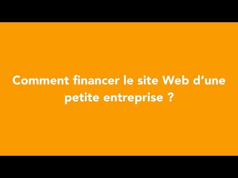comment financer un site web