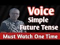 Voice Simple Future Tense Active Voice To Passive Voice Grammar Learnenglish Voice English