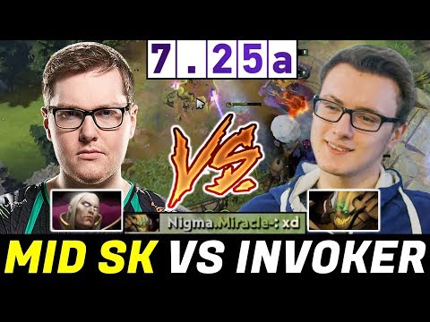 MIRACLE Unexpected MID Sand King vs Liquid.Qojqva Invoker 7.25 Dota 2