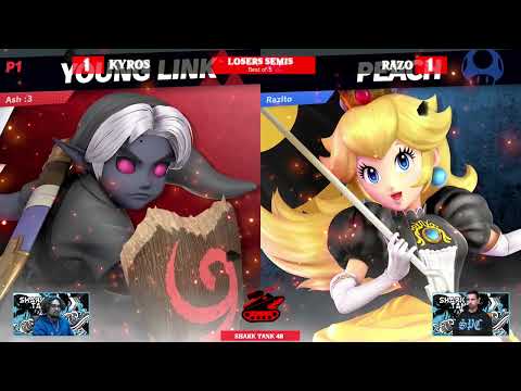 Shark Tank #49 Losers Semi-Finals - Razo (Peach) Vs. Kyros (Young Link) - SSBU Tournament