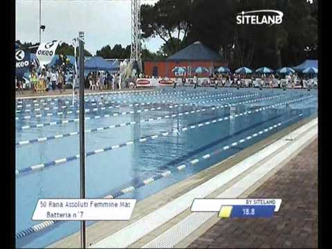 Serie 6 dei 50 Rana  Assoluti Femmine Master - 13 Memorial Andrea Bettiol