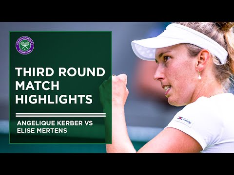 Angelique Kerber vs Elise Mertens | Match Highlights | Wimbledon 2022