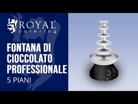 Video - Seconda Mano Fontana di cioccolato professionale - 5 piani - 4L