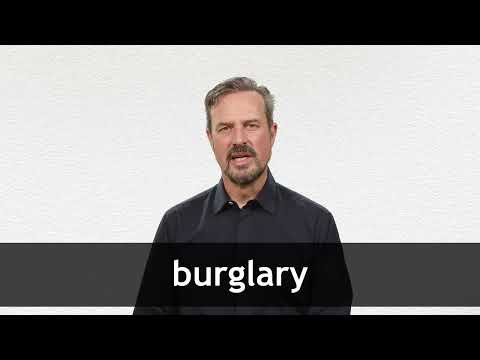 BURGLARY definition and meaning | Collins English Dictionary