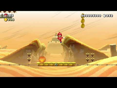 Super Mario Maker 2 Level 4 Under The Angry Sun