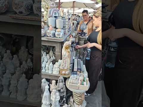 The Handy Craft Market in Ouro Preto, Minas Gerais, Brazil has plenty of items to buy.