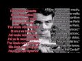 Jacques Brel - Vesoul - English translation and french lyrics