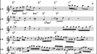 Jackie McLean - Sentimental Journey  (transcription)