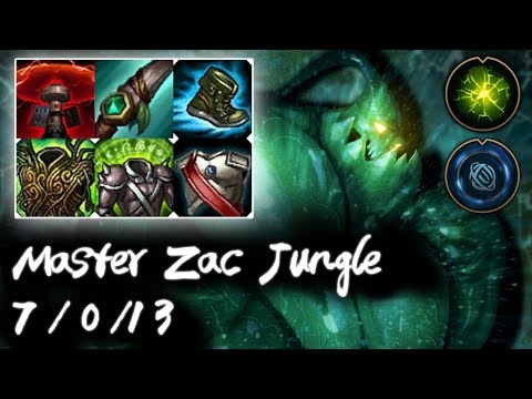 Master Zac Jungle vs Sejuani | Korea High Elo Replays