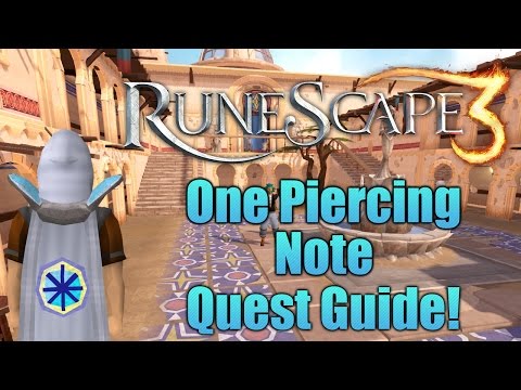 Runescape 3: One Piercing Note Quest Guide!