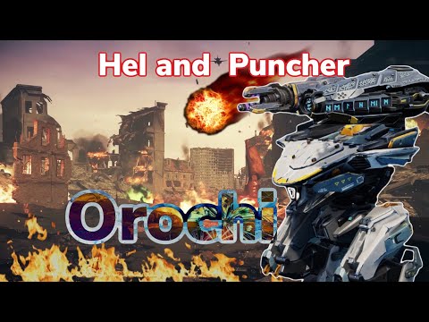 Orochi Hel and Puncher | War Robot Gameplay