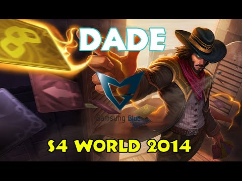 SG Blue Dade Twisted Fate Quarter Finals Highlights | LoL S4 World 2014