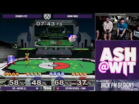 PRZ + Michael vs Captain Faceroll + Zamu - ASH@WIT #123 Melee Doubles Grand Finals