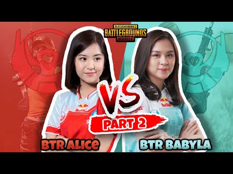 FUNMATCH - BTR ALICE VS BTR BABYLA PART 2! - PUBG Mobile Indonesia