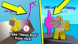 THIS *SECRET ROD* ONLY CATCHES NEON MYTHIC FISH in ROBLOX FISHING SIMULATOR?!