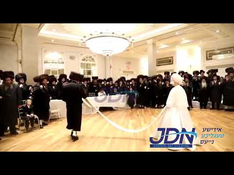 Chernobil Rebbe Dances At his Einikel's Wedding -Cheshvan 5782