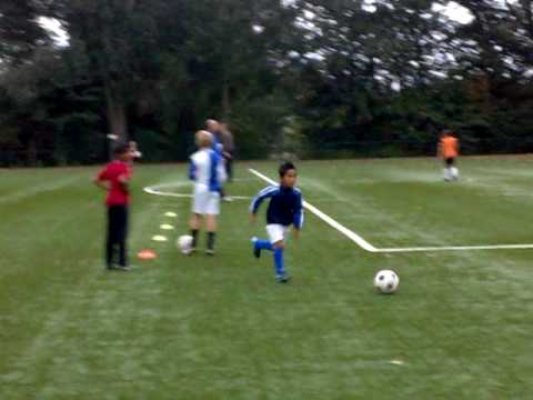 D6 voetbal training. Video 1.