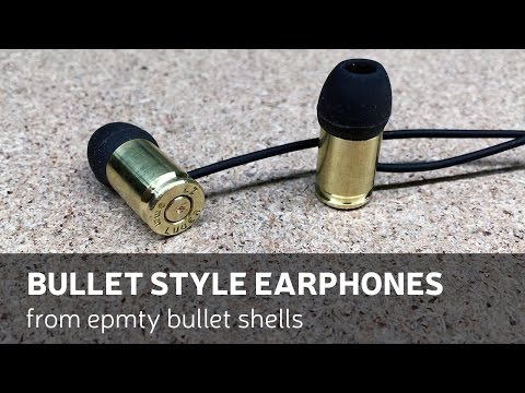 DIY Bullet Style Earphones From Empty Bullet Shells 8 Steps with Pictures Instructables