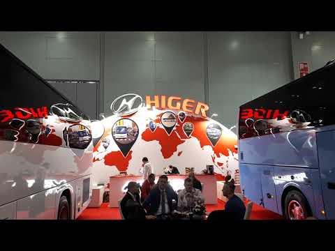 Автобус HIGER 6128 на выставке BW Expo 2022