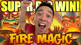 SUPER BIG WIN! FIRE MAGIC HAD ME IN $HOCK!! WINNING NIGHT @THE ORLEANS CASINO! Slot Machine (EVERI)