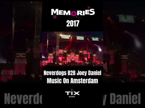 @Neverdogs #b2b Joey Daniel #set for @MusicOnFestival #2017 in #amsterdam