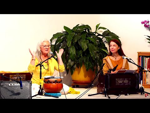 Satsang und Meditation mit Adishakti - Yoga Vidya Live Ritual Kirtan singen 20:00 Uhr 21.06.2020