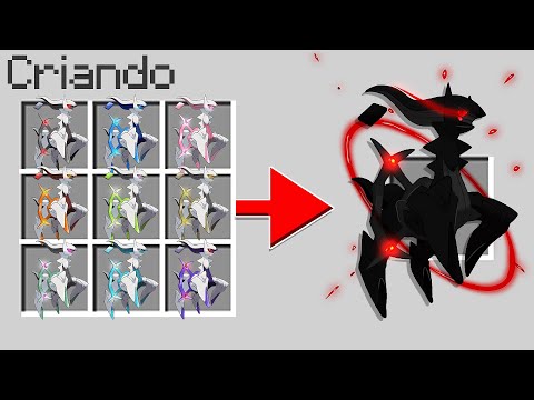 NUNCA JUNTE TODOS OS ARCEUS NO MINECRAFT !