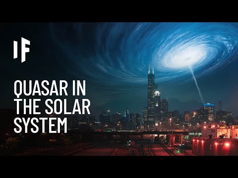 What If a Quasar Entered Our Solar System?