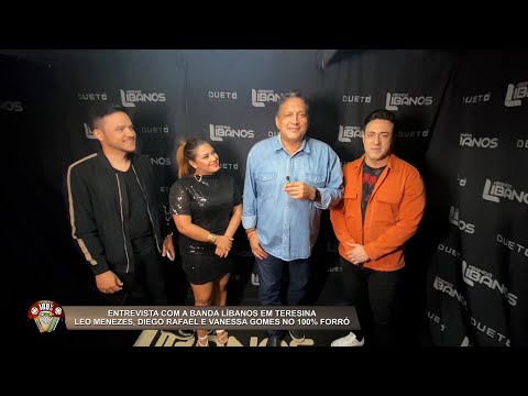 Entrevista com Banda Líbanos no Programa 100% Forró em evento de Vaquejada da AVAPI em Teresina