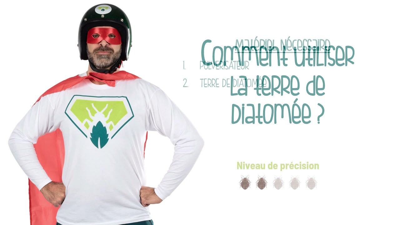 Punaises de lit - Comment utiliser la terre de diatomée 