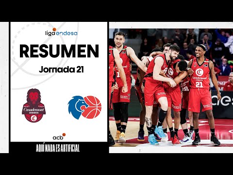 Resumen Casademont Zaragoza 63 - Río Breogán 61 (J21)