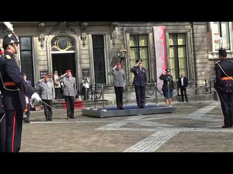 네덜란드 군악대의 독일 국가 연주 | German Anthem played by Netherlands Military Band