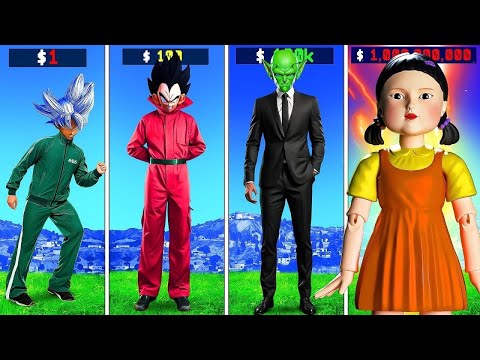 Upgrading DRAGON BALL Z to SQUID GAME DRAGON BALL in GTA 5!