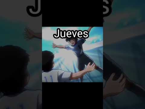 Así son todos los días de la semana 😞| Captain Tsubasa #anime #captaintsubasa #edit