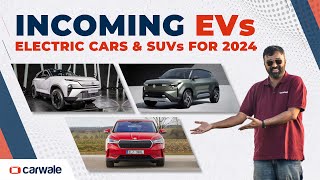 New EVs in 2024 | Maruti eVX, Harrier EV, Curvv EV, XUV Electric & More!