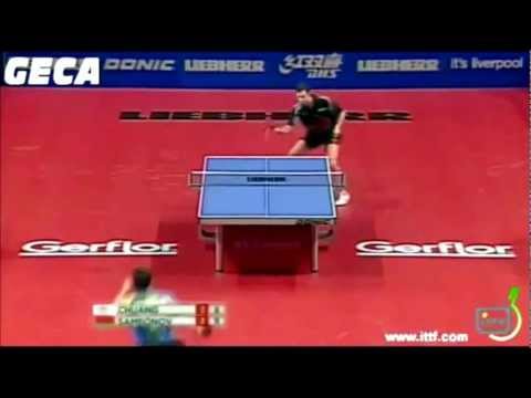 Vladimir Samsonov and Chuang Chih-Yuan: Amazing Point! ( 2012 World Cup )