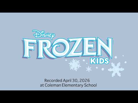 Frozen Kids: A SJSD Fine Arts Institute Production