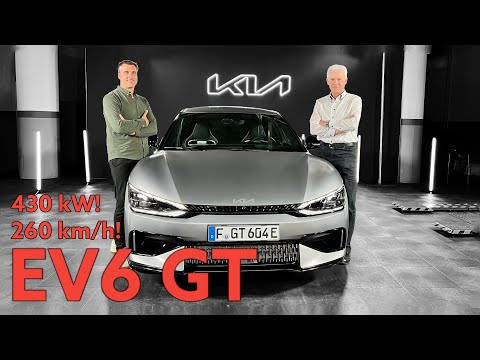 Kia EV6 GT (430 kW / 585 PS): Erste Fahrt im neuen Elektro-Topmodell mit Albert Biermann am Steuer!