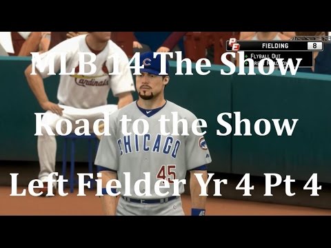 MLB 14 The Show (PS4) Road to the Show Left Fielder Yr 4 - Pt 4