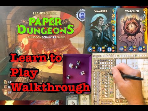 Roll, Write, and Battle: A Paper Dungeons Adventure