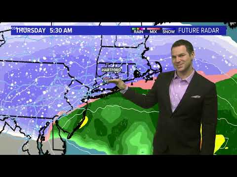 Connecticut Weather - Cold Wednesday, Nor'easter for Thursday morning