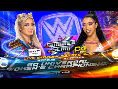 WWE 2K23 SUMMERSLAM ALEXA BLISS VS INDI HARTWELL - SMACKDOWN UNIVERSAL WOMEN’S CHAMPIONSHIP