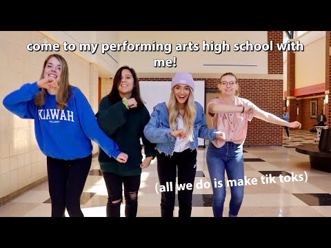 come to my performing arts high school with me!