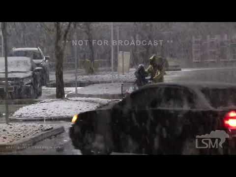 11-14-2022 Kansas City, MO - Large Snowflakes - Snow Plows - Downtown Shots