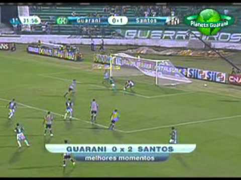 Guarani 0x2 Santos - Imagens SporTV - Planeta Guarani