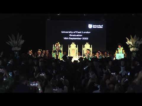 UEL Live Graduation Ceremony 150922 at 12:30pm