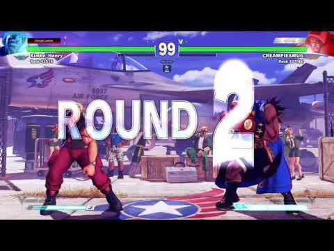 Street Fighter V: Kimbo_Henry (Nash) vs. PIE Smug DaBeast (Balrog) (1/3)