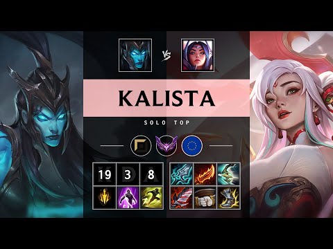 Kalista Top vs Irelia - EUW Master Patch 25.09