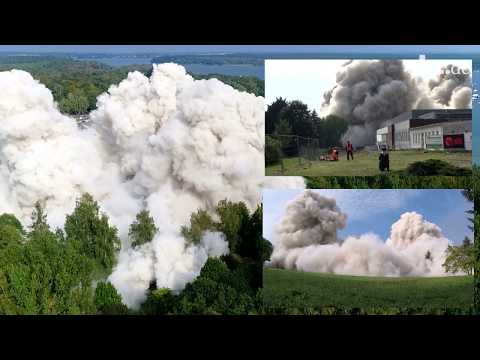 Sprengung des Müritz-Hotels in Klink